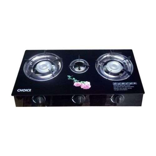 Other Hobs, Stoves & Ovens 3 Burner Rose Flower Tempered Glass Panel